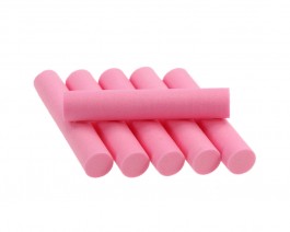 Foam Cylinders, Pink, 8 mm